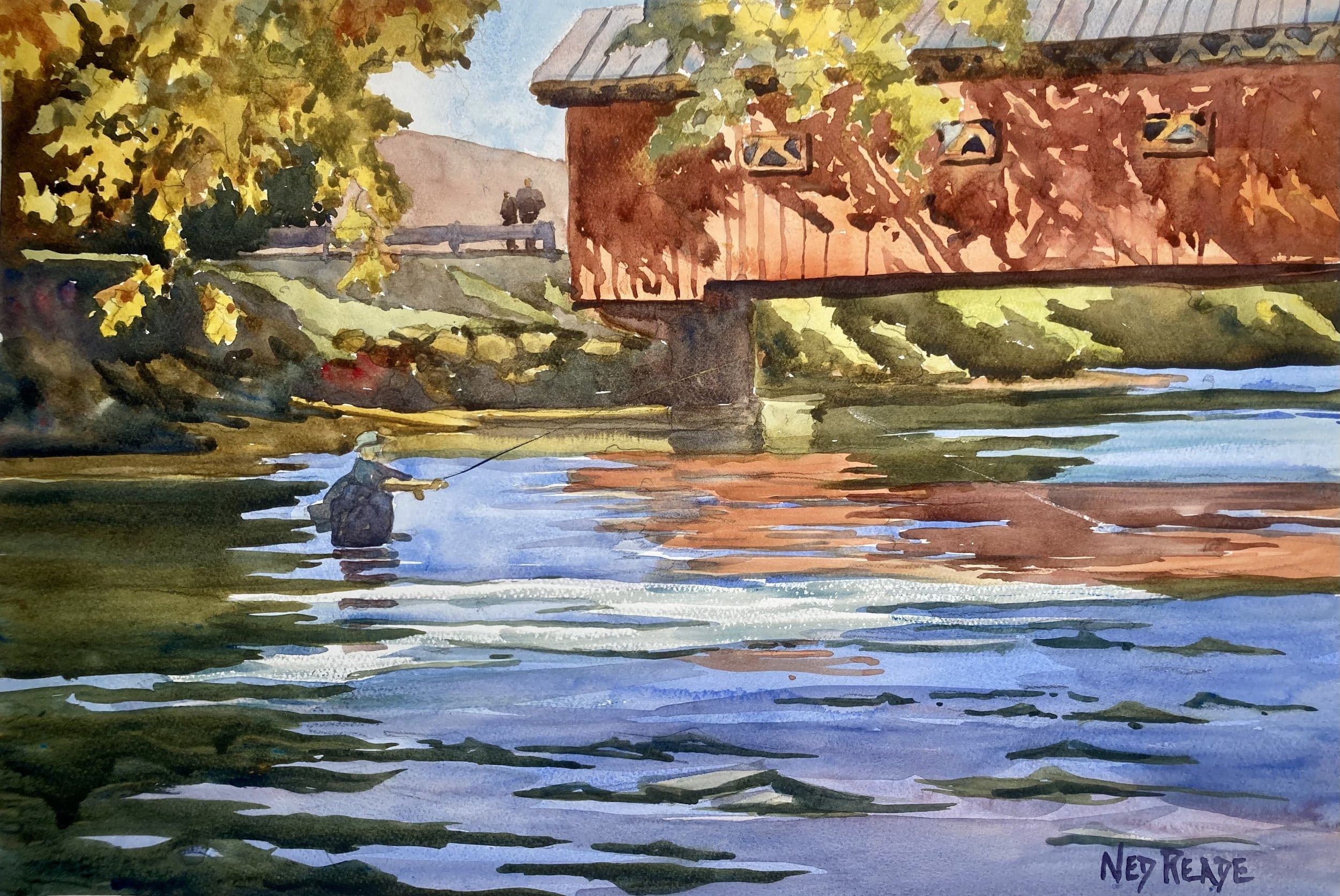 Ned Reade - Casting Below the Bridge